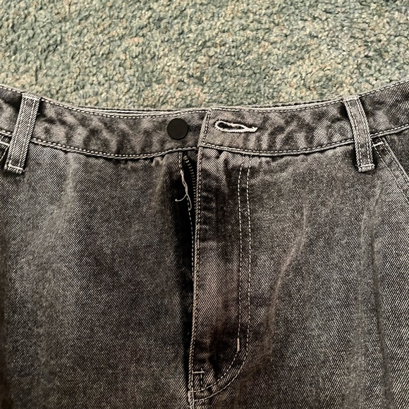 SOLD-Women’s Love, Fire maxi cargo skirt size 3 black gray charcoal - Picture 4 of 7